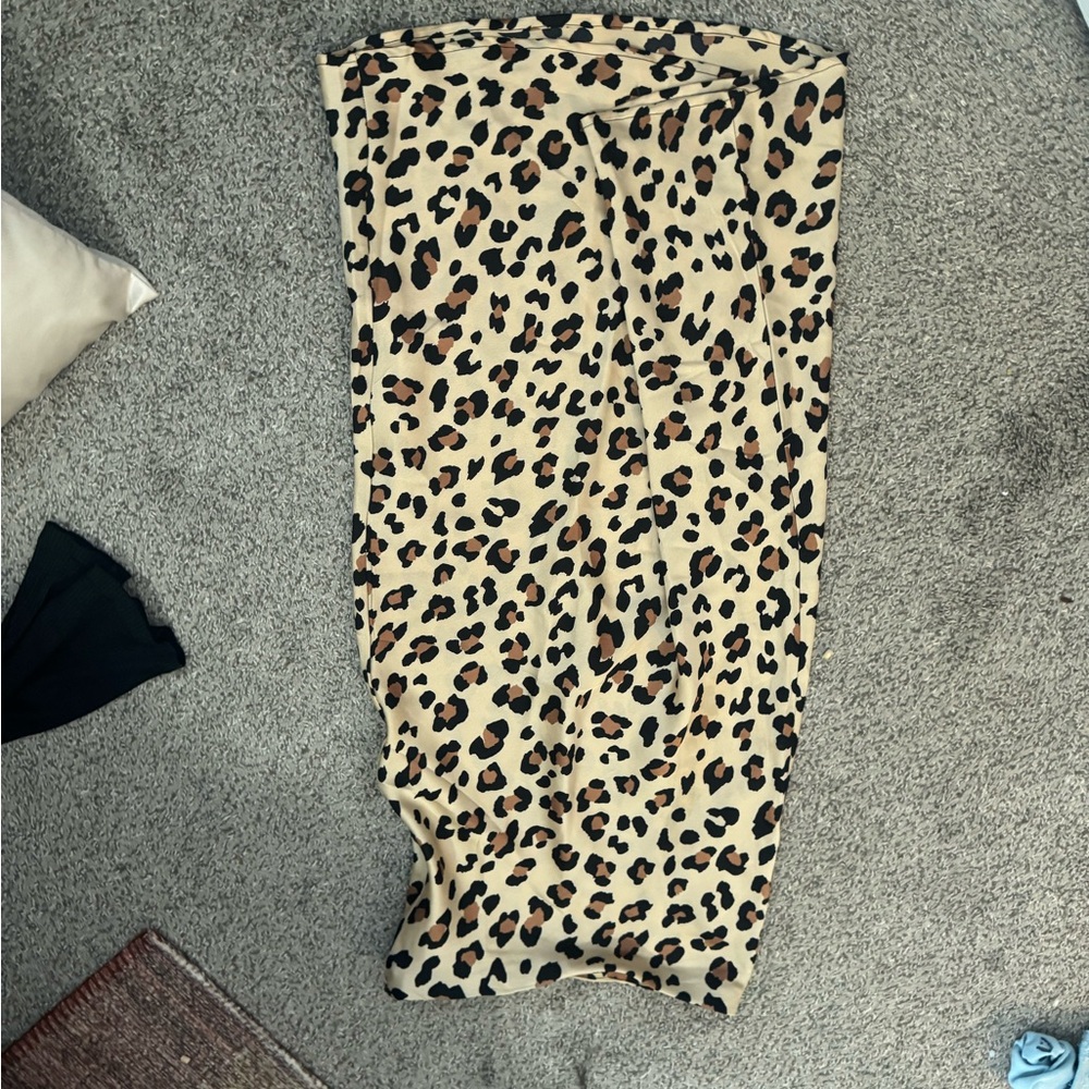 Forever 21 Animal Print Pencil Skirt